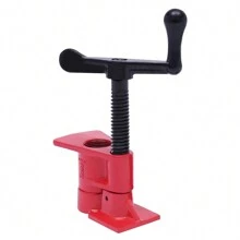 6pcs Pipe Screw Clamps, 3/4 Inch Pipe Clamps For Craft Repair DIY Woodworking Screw Clamp - Red - View 7