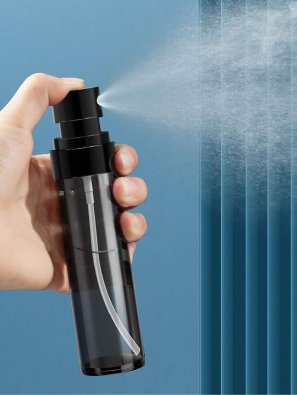 1 pieza Botella atomizadora recargable de 30ml/60ml/80ml/100ml/120ml con rociador fino de niebla nano para hidratación facial, desinfección de alcohol, mini rociador