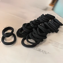 300pcs/Set Minimalist Disposable Hair Ties, Solid Color, High Elasticity Ponytail Holders, Women's Daily Style Headbands, Comfortable & Durable, Suitable For Home, School, Travel, Essential For Women (50pcs/300pcs), School Supplies, Back To School