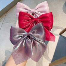 8 chiếc kẹp tóc bướm Satin - Nhiều màu - Xem 3