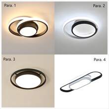 LED Ceiling Light, Room Ceiling Light, Round Modern Ceiling Light For Bedroom, Living Room And Kitchen - one-size - View 1