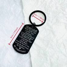 1 pieza Llavero "Para mi amor" como regalo para esposo, esposa, aniversario, San Valentín, cumpleaños, novia, novio, joyería para ella, él, San Valentín