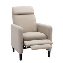 Modern Artistic Color Design Adjustable Recliner Chair PU Leather For Living Room Bedroom Home Theater