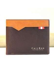 1pc Men's Premium Leather Wallet - Retro Design, Slim & Soft With Multiple Credit Card & ID Holders, Perfect For Every Occasion - OWM027 Light Brown - View 4