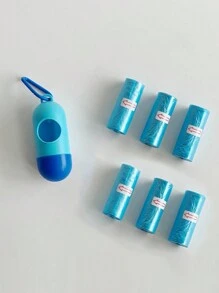 1 盒 + 45 件袋 / 1 盒 + 90 件袋 / 150 件袋 婴儿推车便携式垃圾袋分配器盒和塑料袋 - 藍和深藍 - 查看 11