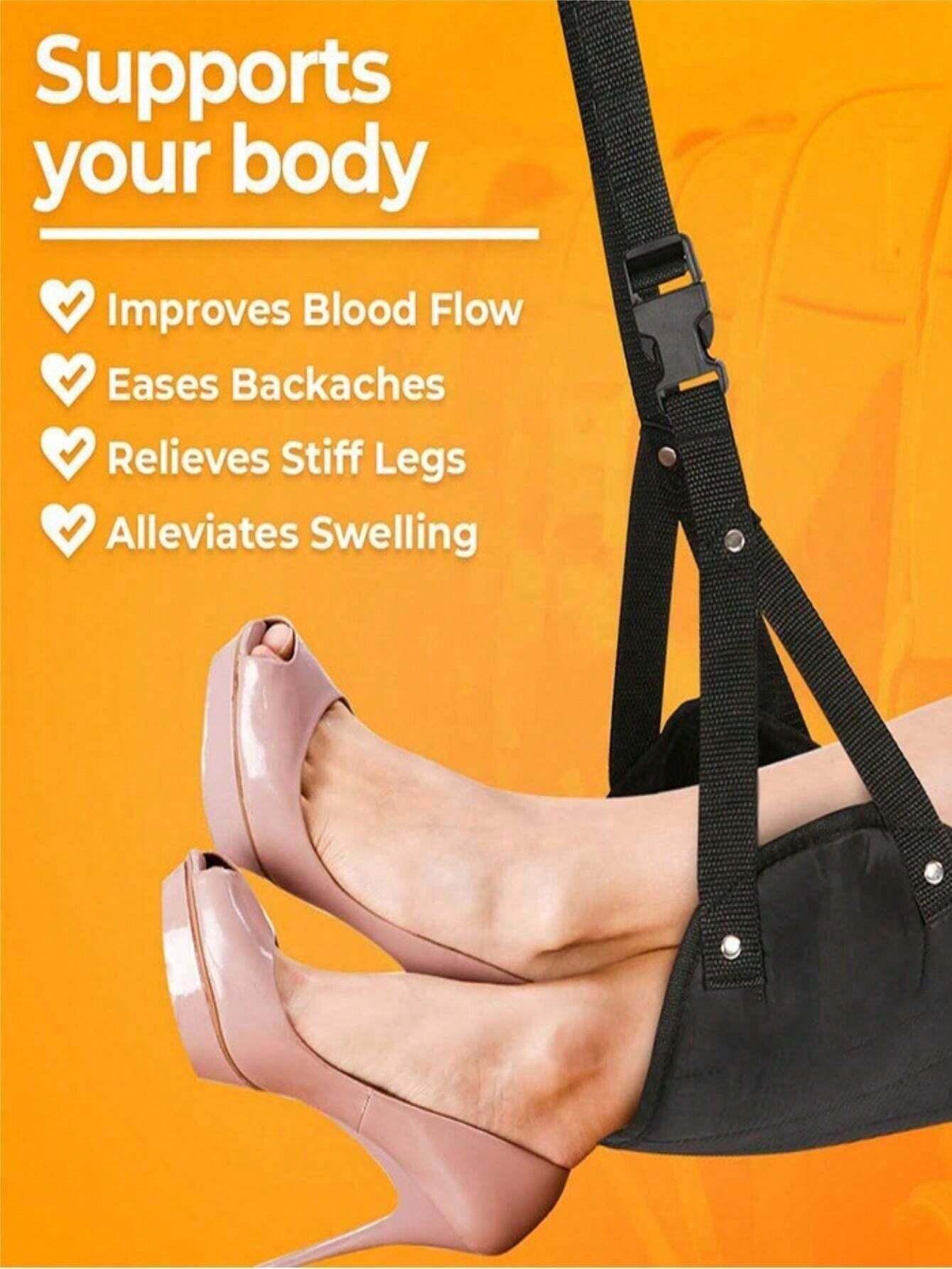 Travel Foot Rest,Airplane Foot Rest Hanging Foot Hammock Simple