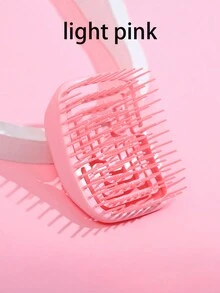 Lược Massage Vuông Rỗng Cho Cả Sử Dụng Khô Và Ướt, Lược Chải Tóc Bằng Nhựa Cho Tóc Mượt, Hình Dạng Lông Tơ, Độ Đàn Hồi Cao, Phục Hồi, Không Biến Dạng, lược Massage Tóc, Răng Lược Mềm Phù Hợp Với Da Đầu, Tóc Mượt, Lược Vuông Rỗng - Nhiều màu - Xem 9