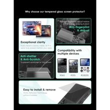 DATA FROG Protecteur d'écran en verre trempé pour accessoires de console de jeu portable rétro R35S RGB20S, marque DATA FROG R36S