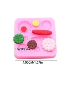 Soft Clay Resin Miniature Decorative Pendant Earring Making Mold, Tiny Realistic Miniature Decorative Pendant Earring Hair Clip Making Mold