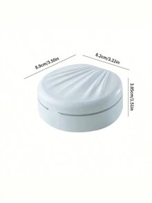 1 件装二合一保持器收纳盒、用于牙套的塑料假牙清洁和收纳盒、用于隐适美透明矫正器的便携式保持器收纳盒、假牙收纳盒、便携式假牙盒、便携式假牙浴盒、便宜的学校收纳盒、返校用品、学校用品、学校用品、学校配件、学校必需品、大学必需品 - 彩色 - 查看 8
