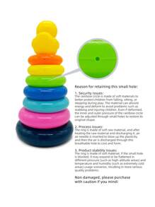 Kids' Rainbow Duck Montessori Stacking Rings Toy, Early Learning Cognitive Color Recognition Toy Children Toys,Boys Toys,Montessori