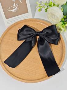 4 piezas Lazos de pelo de unicolor, Clip de pelo con lazo dulce y estilo lindo, Pinzas para el cabello con cola de caballo, Accesorios para el cabello para mujeres para fiestas y uso diario - Multicolor - Ver 25