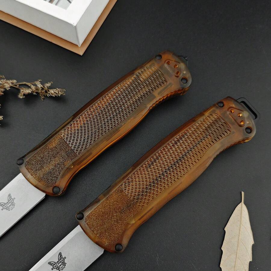 SHOOTOUT 5370 CPMCUWEAR Steel Outdoor Tactical Hunting Knife PEI Handle High Hardness Survival