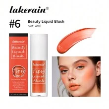 lakerain 1Piece Beauty Liquid Blush Velvet Matte Blusher Face Pigment Lasting Waterproof Natural Cream Cheek Tint Orange Peach 4ml - Nhiều màu - Xem 20