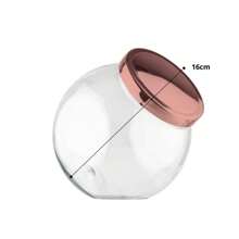 Kit 2 Metallic Lid Pots 2.1L And 1.2 Liter Sweet Biscuit - 玫瑰金色 - 查看 4