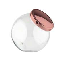 Kit 2 Metallic Lid Pots 2.1L And 1.2 Liter Sweet Biscuit - 玫瑰金色 - 查看 3