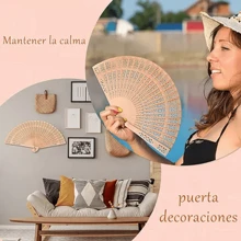AMIARYA Decorative Fans - Beige - View 11