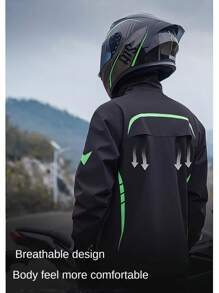 时尚雨衣两件套，成人加厚全身雨衣+雨裤套装，耐磨防暴雨衣，男女通用雨披。可拆卸式设计，防水雨衣。男女通用防水防风雨衣，适合户外活动，透气网眼面料，骑行、旅行、登山等场合穿着，带帽透气雨衣。