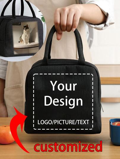 Unisex Insulated Lunch Bag, Thermal Tote Bag, Lunch Box, Small Cooler Lunch Box, Suitable For School And Work, Student Organizer Bag, Teacher Storage Bag, Classroom Bag, Classroom Organizer Bag