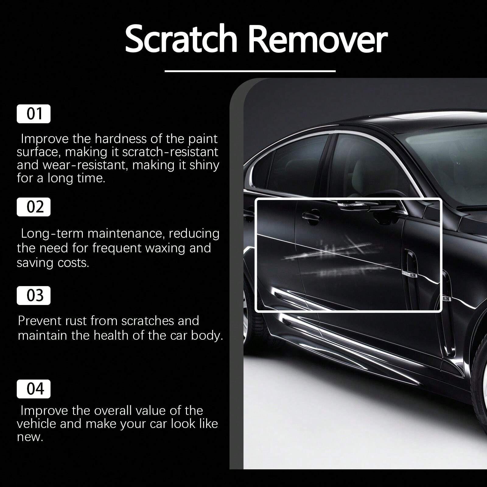 Autopolitur Kratzerentferner - Polierpaste Für Lackreparatur Bei Kratzern