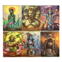 Cartas del Oráculo de Kali, baraja de adivinación, edición en inglés de visión, juego de mesa de tarot para fiestas, juegos de fiesta para adultos apropiados para Halloween/Navidad/Acción de Gracias - Multicolor - Ver 2