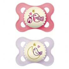 Mam Original Night Pacifier 0-6 Months Glows In The Dark CH22222 - 淺粉色 - 查看 1