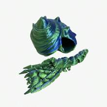 3D gedrucktes, mehrgelenkiges bewegliches Einsiedlerkrebs-Modell als Wohndekoration, kreatives Geschenk, Kunsthandwerk