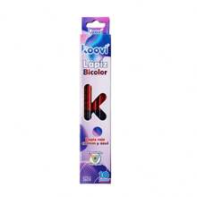 koovi group Lapiz Duo, Bicolor, Carmin Triangular Con 10 Piezas Original Koovi - BICOLOR - Ver 2