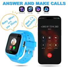 Kids Watches Children Watch Kids Smartwatch With Text&Call Games Camera Recorder Alarm Flashlight Music Player For 3-12 Boys Girls Gifts - 藍色 - 查看 4