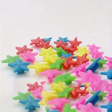 1set Bike Wheel Spoke Beads Decorations, Star Design Bicycle Accessories For Kids - Multicolor - View 8
