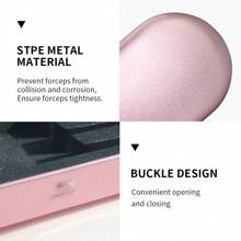 1Pc Portable Eyelash Extension Tweezers Storage Box With Double/Four Slots And Multi-Color Eyelash Tweezers Storage Case