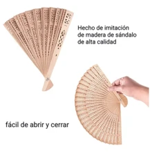 AMIARYA Decorative Fans - Beige - View 7