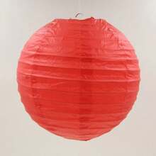 1pc Round Paper Lantern Lamp Shade For Bedroom, Party Decor,Christmas