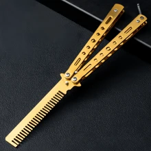 Juguete de navaja estilo peine para mariposa, navaja multifuncional para acampar al aire libre y autodefensa, accesorio de cosplay de espada CS GO, el mejor regalo para los fanáticos de los juegos y el anime - estilo 1 - Ver 15
