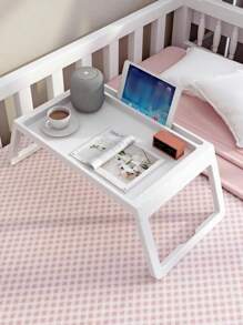 1 PC Plastic Foldable And Portable Laptop Table On Bed And Sofa,Also Suitable For Outdoor Picnic - Multicolor - View 3