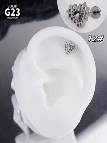 1 件时尚钛金属唇钉内螺纹耳钉樱桃叶天鹅蝴蝶 5A 氧化锆石 G23 植入级唇钉心形耳环鼻环鼻中隔珠宝蜘蛛闪电蝙蝠车耳环铰链鼻中隔环蝙蝠眼海螺耳屏耳环唇钉梦露唇环唇钉顶部螺丝平背耳环耳钉海螺唇钉梦露美杜莎唇鼻穿孔女士男士日常佩戴圣诞节和万圣节礼物情人节、妈妈、母亲、母亲节、礼物