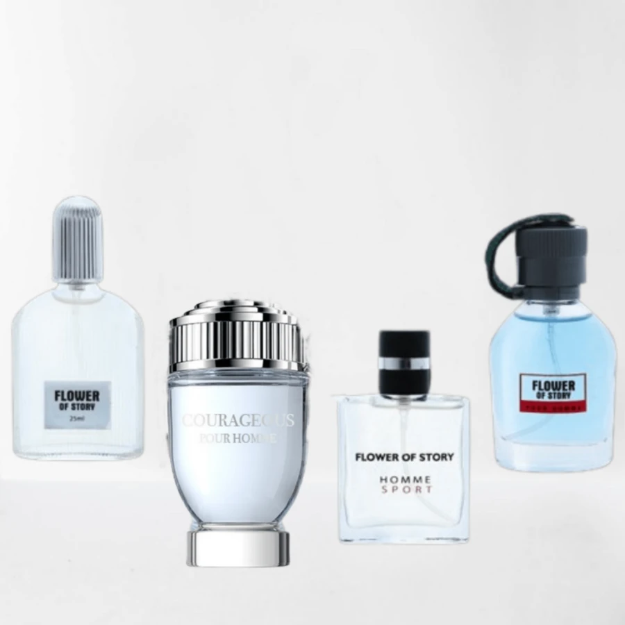 Perfume Fragancia Larga Duracion Concentración Alta Larga Duración Acuática para Hombres. Set de perfume 4 piezas Para Hombre Home Travel Essentials Perfume Fragancia Larga Duracion Alta Larga Duración Aroma amaderado De Incienso La mejor opción de regalo para novios y novias, regalos de cumpleaños, Día de San Valentín, Navidad, Halloween, Día del Padre, Día de la Madre.