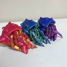 3D gedrucktes, mehrgelenkiges bewegliches Einsiedlerkrebs-Modell als Wohndekoration, kreatives Geschenk, Kunsthandwerk