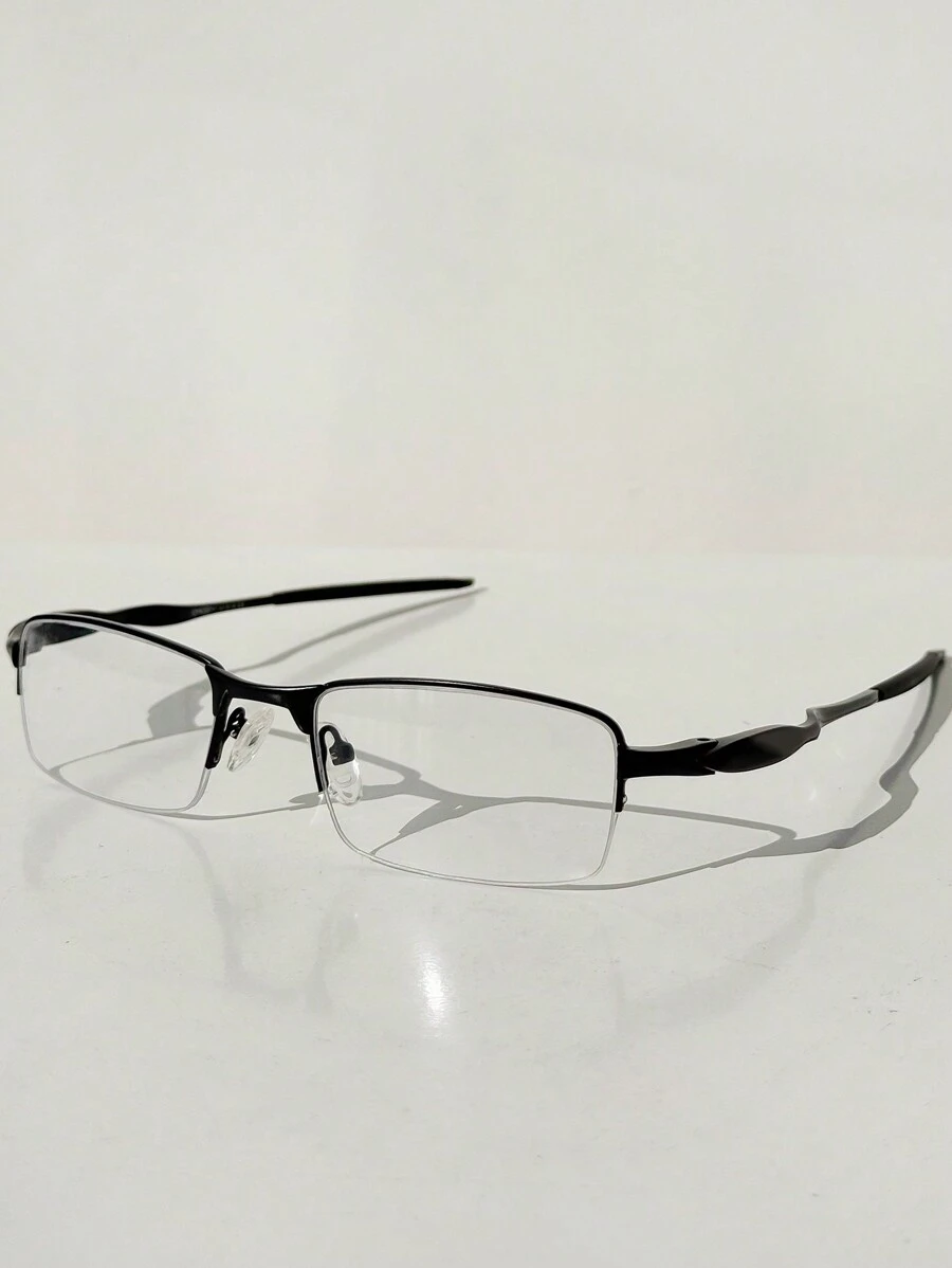 MELINDA MODA Men's Eyeglasses Frame METAL Nylon Wire - màu đen - Xem 1