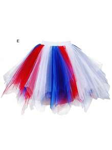 1 Váy cưới tutu nhiều màu sắc hoàn hảo cho đám cưới/biểu diễn sân khấu - A - Xem 7