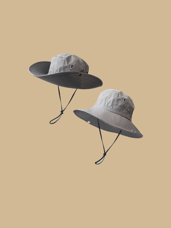 1pc Women's Solid Color Wide Brim Sun Hat For Hiking, Camping, Fishing With Breathable Mesh Design, Suitable For Daily Wear And Outdoor Sports