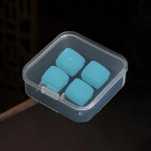 12pcs Silicone Noise-Blocking Sleeping Ear Plugs, Waterproof For Swimming & Bathing