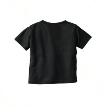 Betty Boop Baby Girl Toddler Graphic Tee Shirt Cute Vintage Retro Animated Sassy Cartoon Character Game Changer Zebra Print Quote Casual Fashion Soft Cotton Printed Short Sleeve Crewneck Tshirt Baby Clothes Brisco Brands - 黑色 - 查看 2