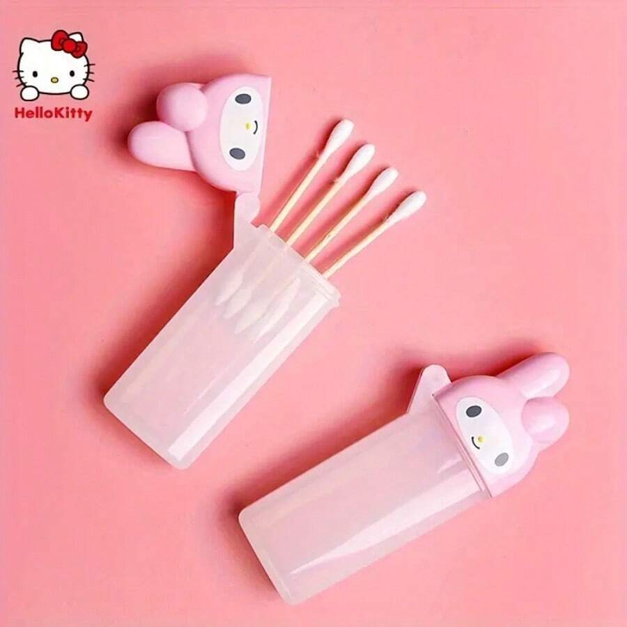 1 PC Cleaning Swab Storage Box, Melody Travel Cleaning Swab Dispenser