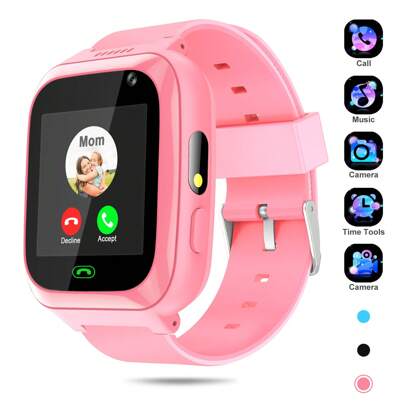 Kids Watches Children Watch Kids Smartwatch With Text&Call Games Camera Recorder Alarm Flashlight Music Player For 3-12 Boys Girls Gifts