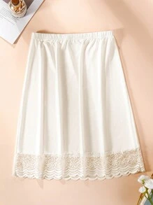 3 Pcs/1 Pc Women's Waist Slimming, Static-Resistant Half Slip Underskirt With Adjustable Elastic Waistband, Multi-Size & Color Options Summer, School Fall, Autumn, Halloween