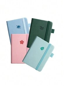 1pc Small Notebook A7 Notepad Portable Pocket Small Notebook Minimalist Candy Colored Notebook Thickening Notebook Memo Diary Planner Taking Notes Agenda Organizer Pocket Notepad Journal For School - Multicolor - View 8