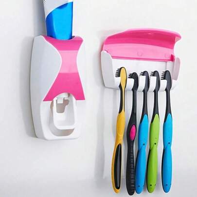 Exprimidores de pasta de dientes y tapas de pasta de dientes, decoración de baño de verano