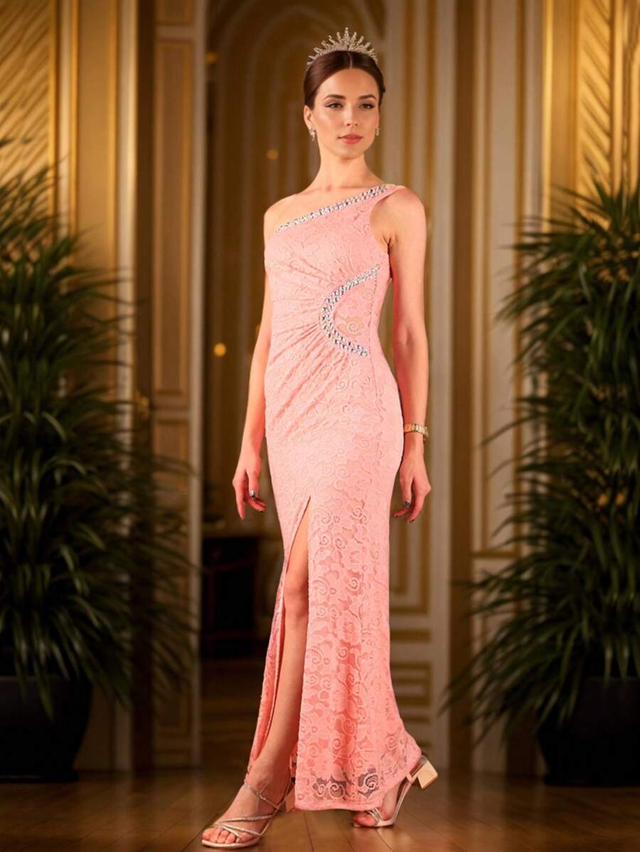 ANGEL FASHIONS Women Formal & Evening Dresses - Pink - View 1