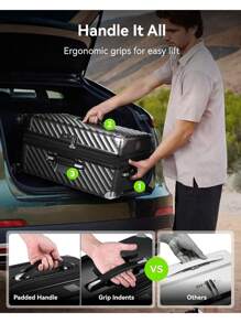 22149 1piece 26 Inch Suitcases With Spinner Wheels, Trunk Luggage - Expandable Polycarbonate Hard Shell Suitcases (Black, 67.8L) - 駭槍 - 查看 7